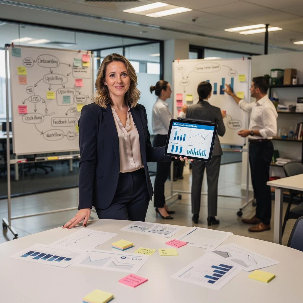 Diagramm, das den Ablauf eines automatisierten Prozesses zeigt.