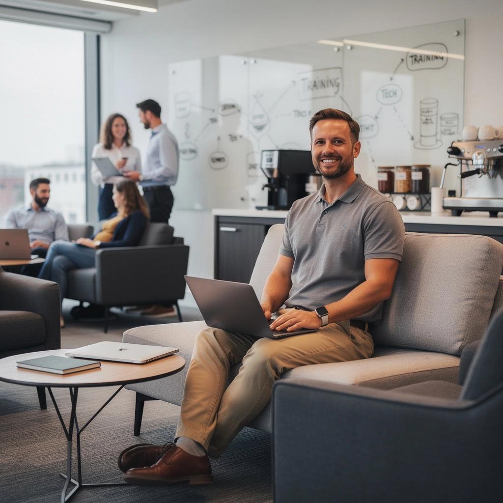 Visualisierung von Datenanalysen zur Optimierung von Arbeitsabläufen.